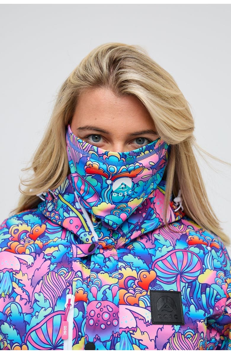 OOSC Neckwarmer - How High??, Alternate, color, Colorful With Vibrant Patterns