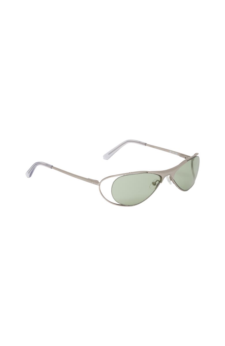 BRU Eyewear Tommy Sunglasses 57mm, Alternate, color, Swamp