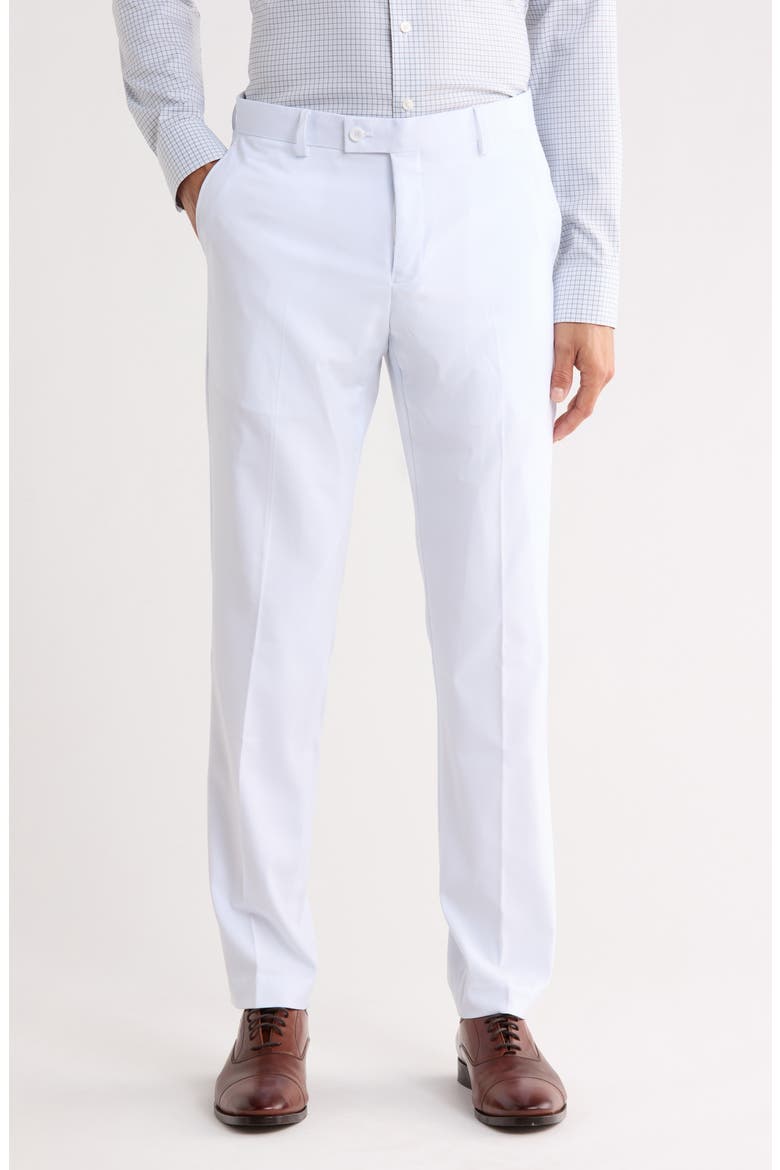 Slim Fit Stretch Dress Pants, Main, color, WHITE