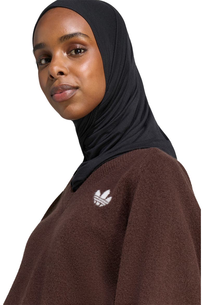 Knit V-Neck Sweater, Alternate, color, AURORA COFFEE