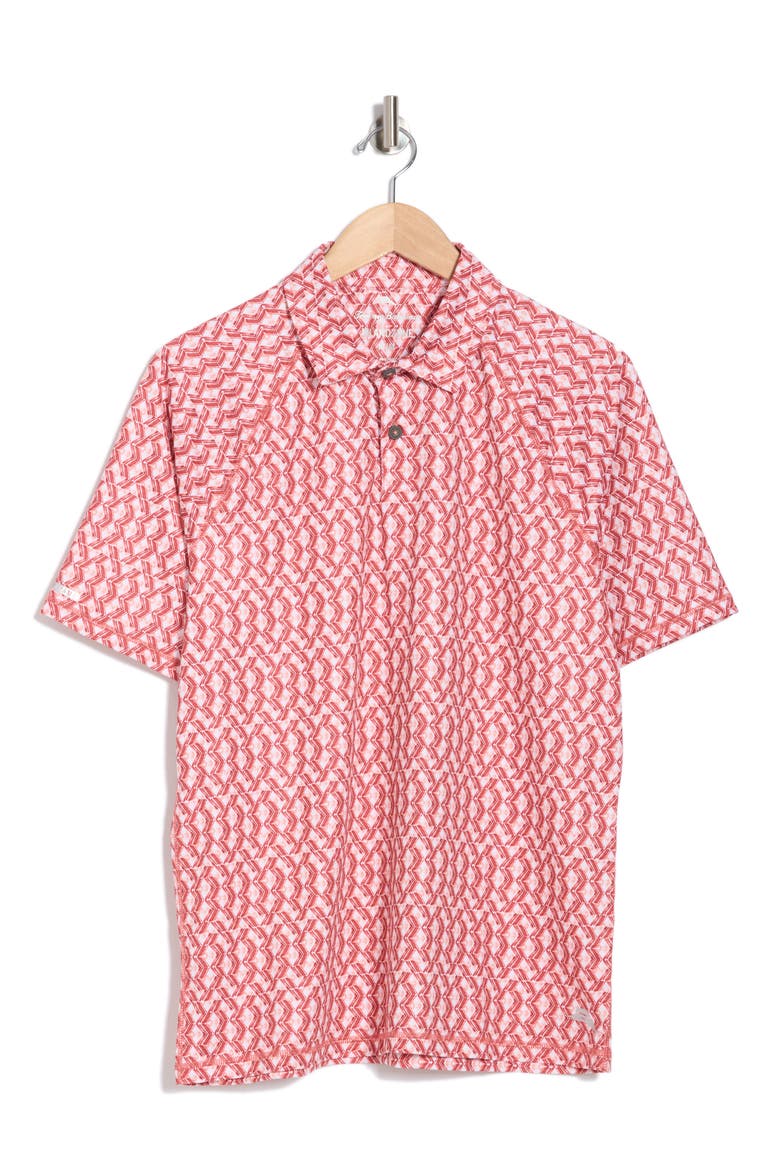 Fresco Geo Polo, Alternate, color, RED GINGER