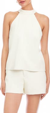 FIFTEEN TWENTY Alexis Faux Leather Top