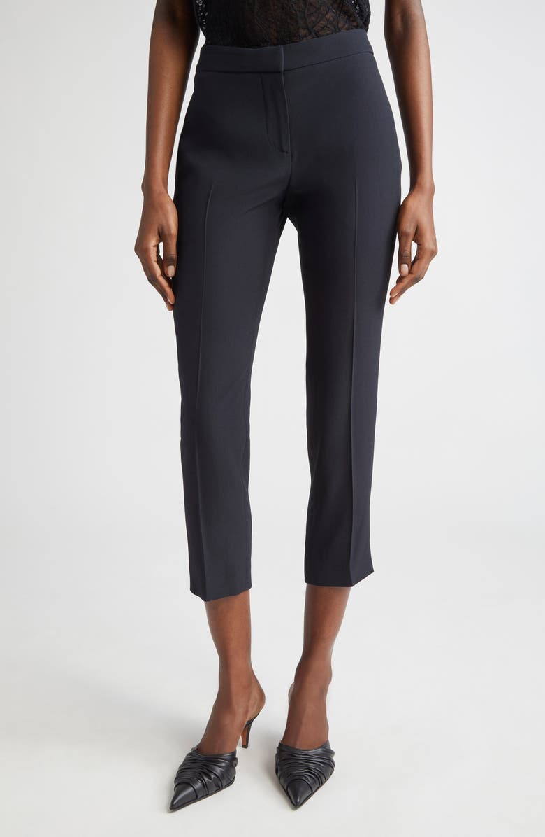 McQueen Cigarette Pants, Main, color, Black