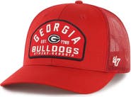 '47 Men's '47 Red Georgia Bulldogs Leland Trucker Adjustable Hat
