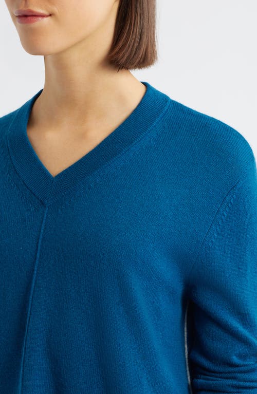 Griffen Tipped Wool & Cashmere High-low Sweater In Multi