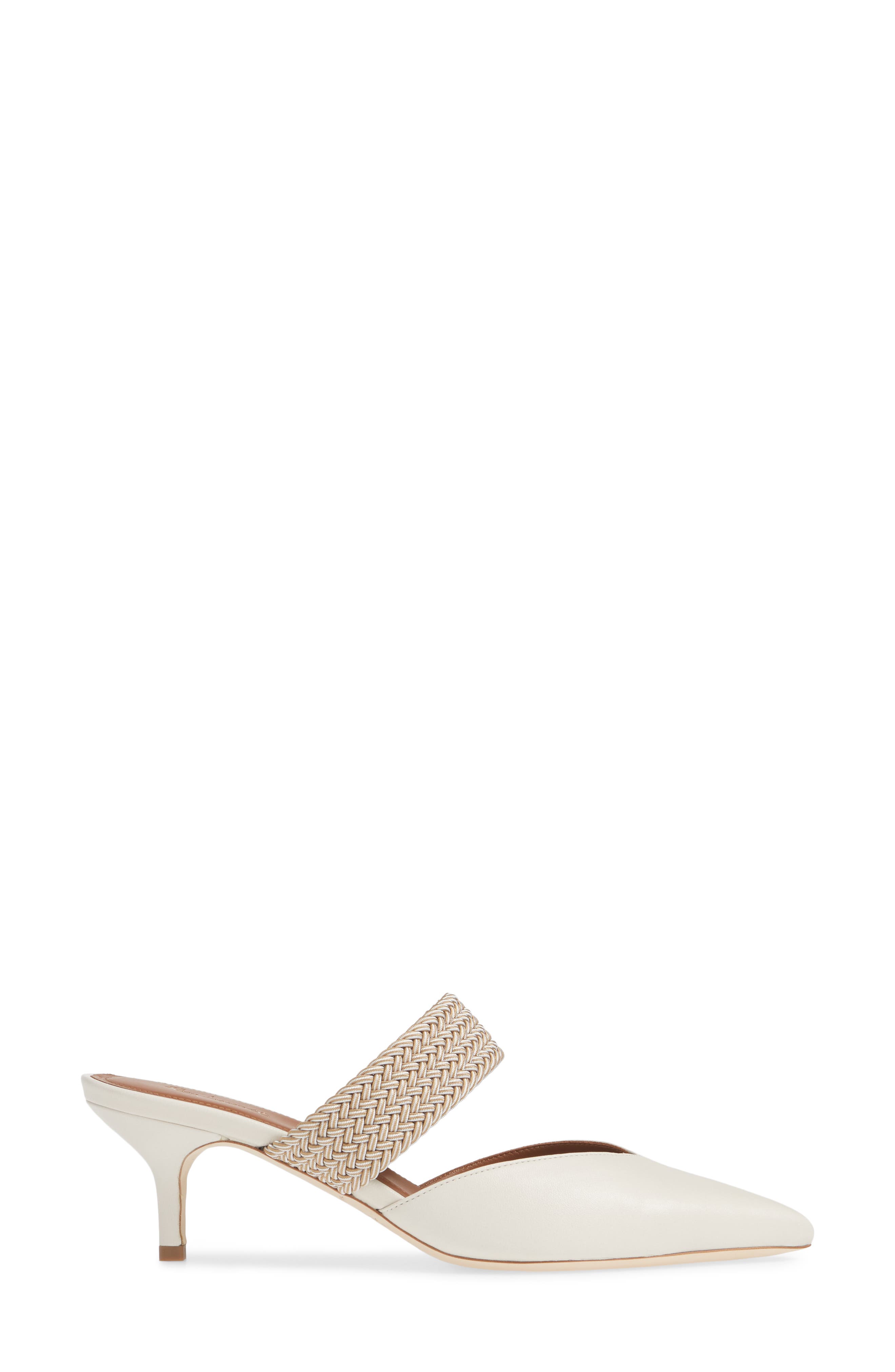 Maisie Banded Mule, Alternate, color, CREAM LEATHER