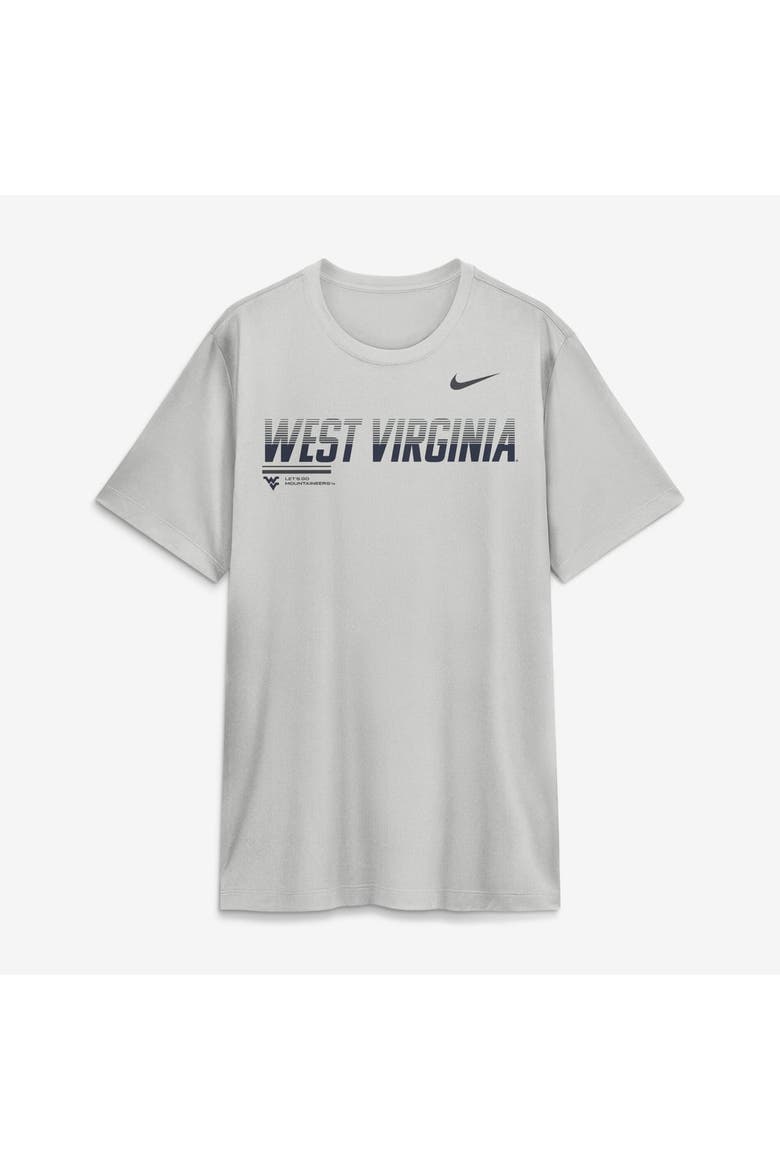 Men's Nike Gray West Virginia Mountaineers Sideline Legend Dri-FIT T-Shirt, Alternate, color, Gray