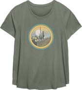 Lost Gods Women's Lost Gods Vintage Frame Desert Graphic T-Shirt