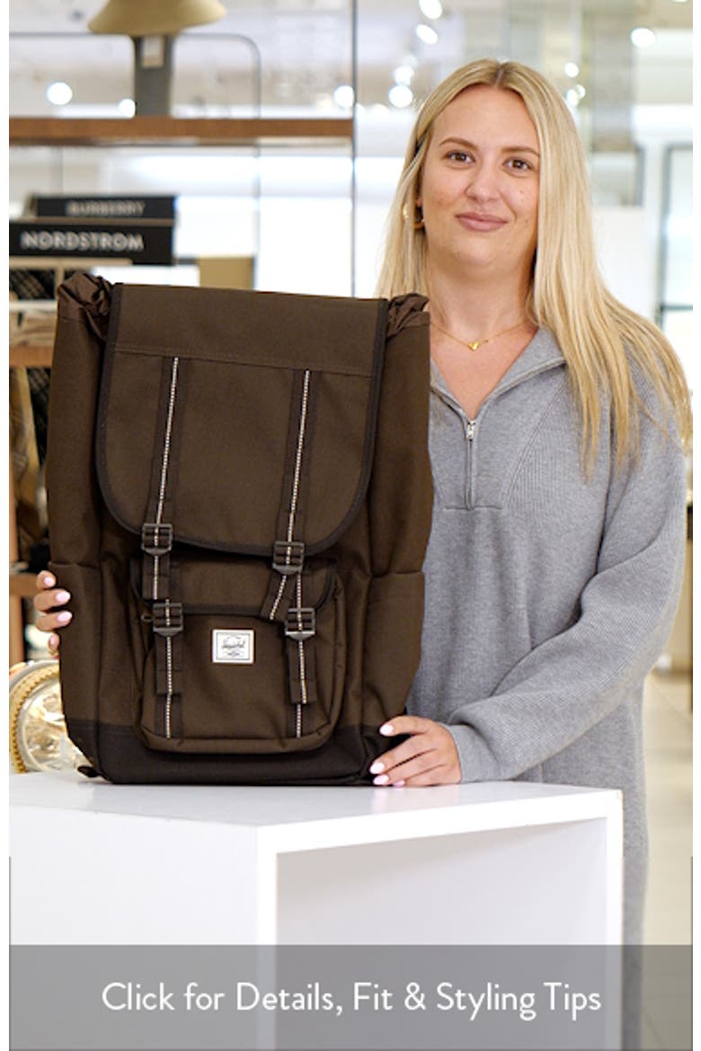Premium Little America Recycled Polyester Backpack video