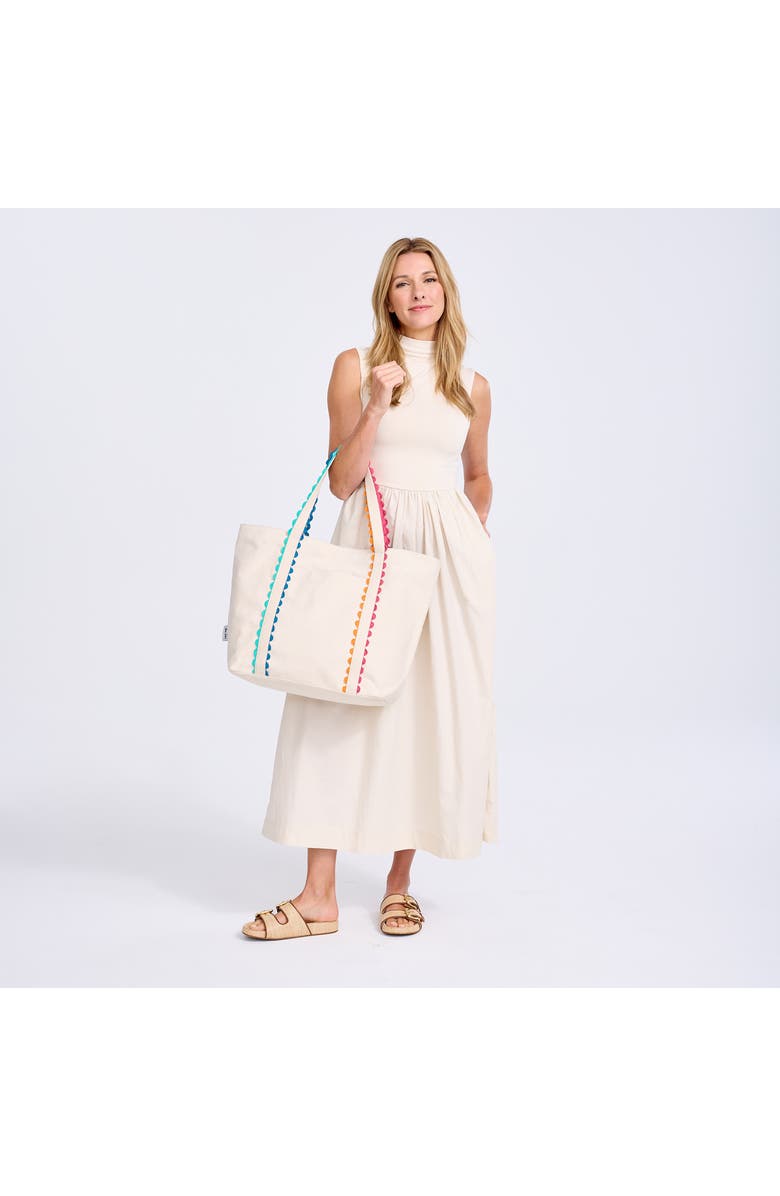Ame & Lulu Nantucket Beach Tote, Alternate, color, Cabana
