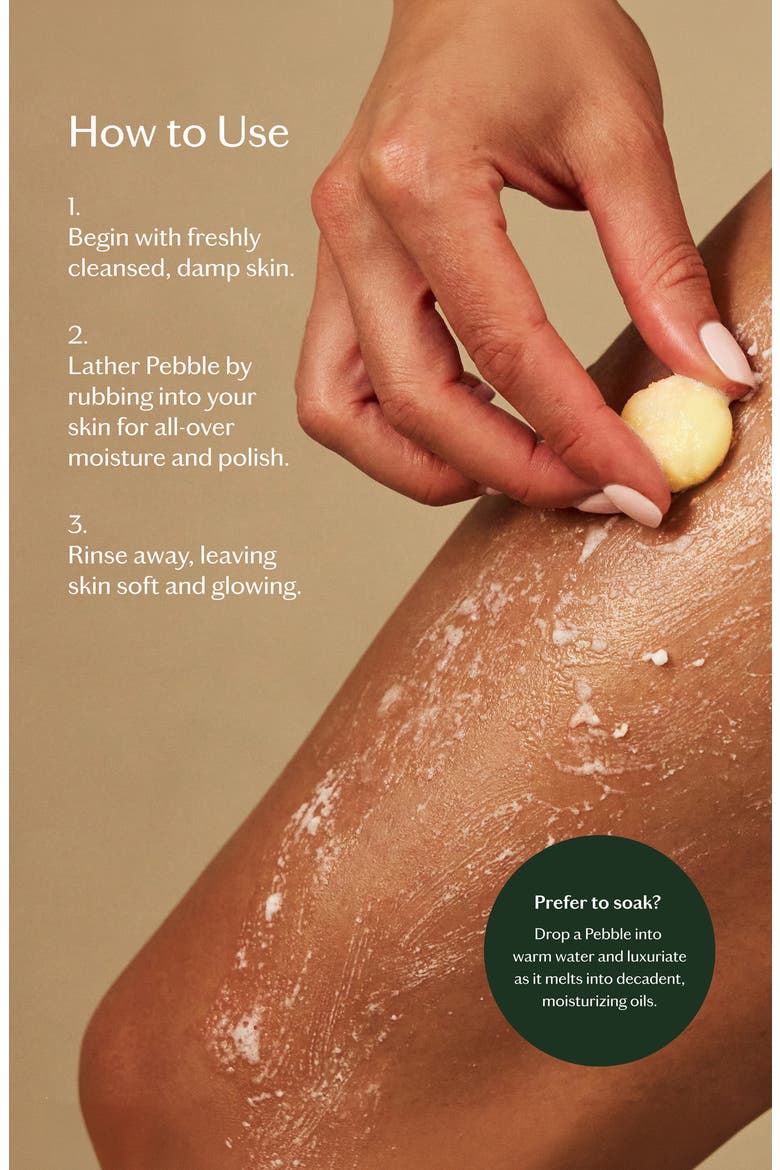 Palo Santo & Vetiver Pebble Solid Bath & Shower Oil Set, Alternate, color, NO COLOR