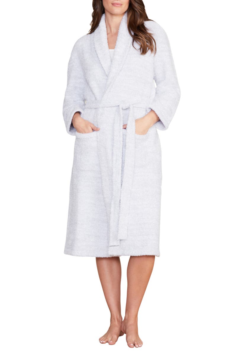 Barefoot Dreams<sup>®</sup> Gender Inclusive CozyChic<sup>™</sup> Robe, Main, color, He Ocean/ White