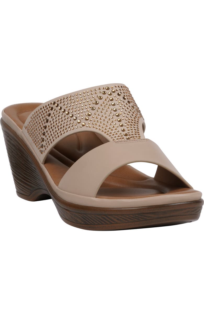 GC SHOES Everi Wedge Sandal, Main, color, Beige