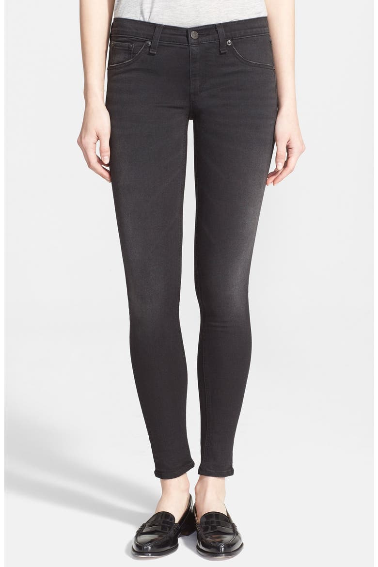 Denim Leggings, Main, color, NIGHT