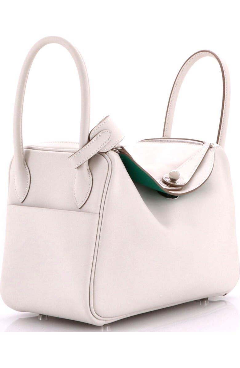 Pre-Owned Hermes Lindy Bag Verso Swift 26, Alternate, color, Verso - Gris Pale/Vert Vertigo