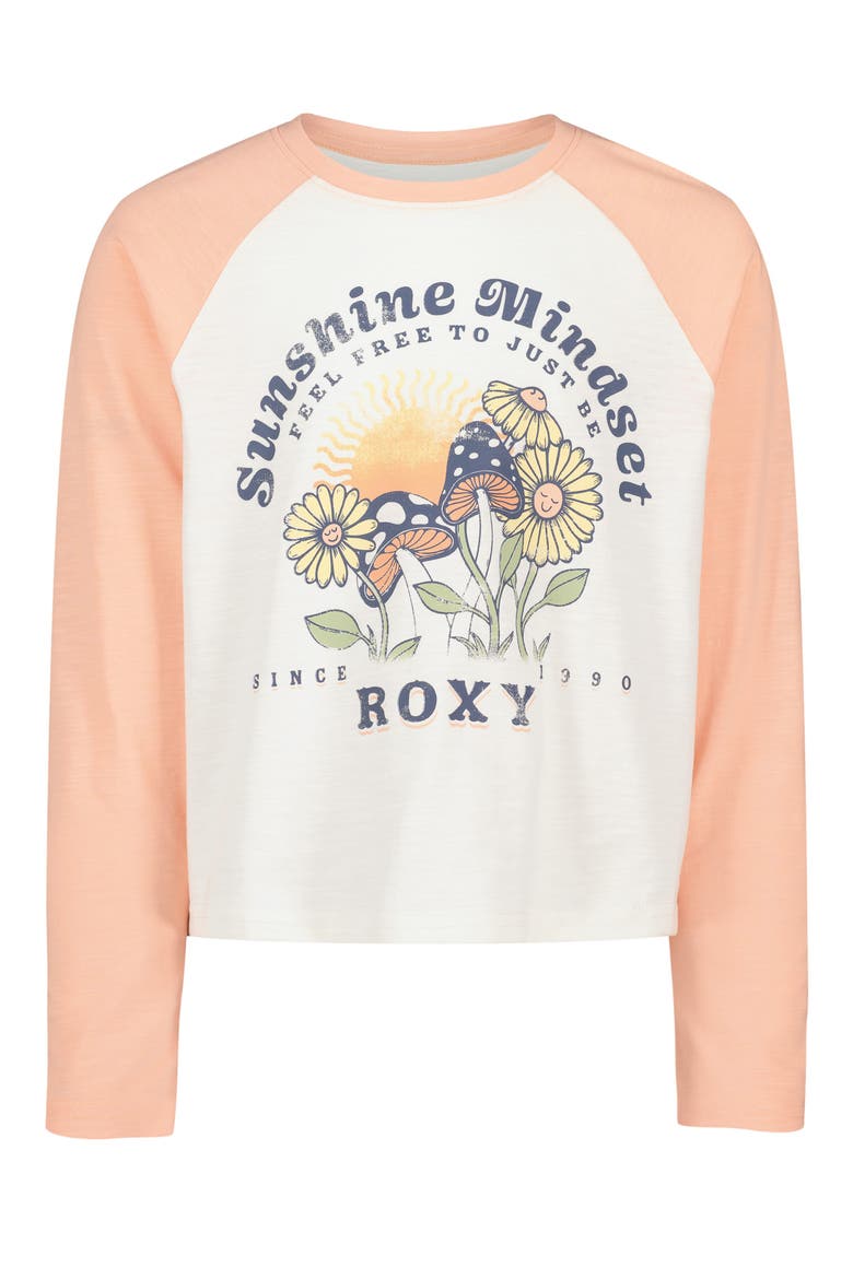 Kids' Sunshine Mindset Graphic T-Shirt, Main, color, CORAL PINK HEATHER