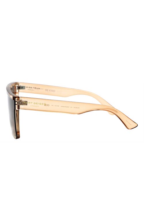 Kurt Geiger London 99mm Gradient Flat Top Sunglasses In Brown
