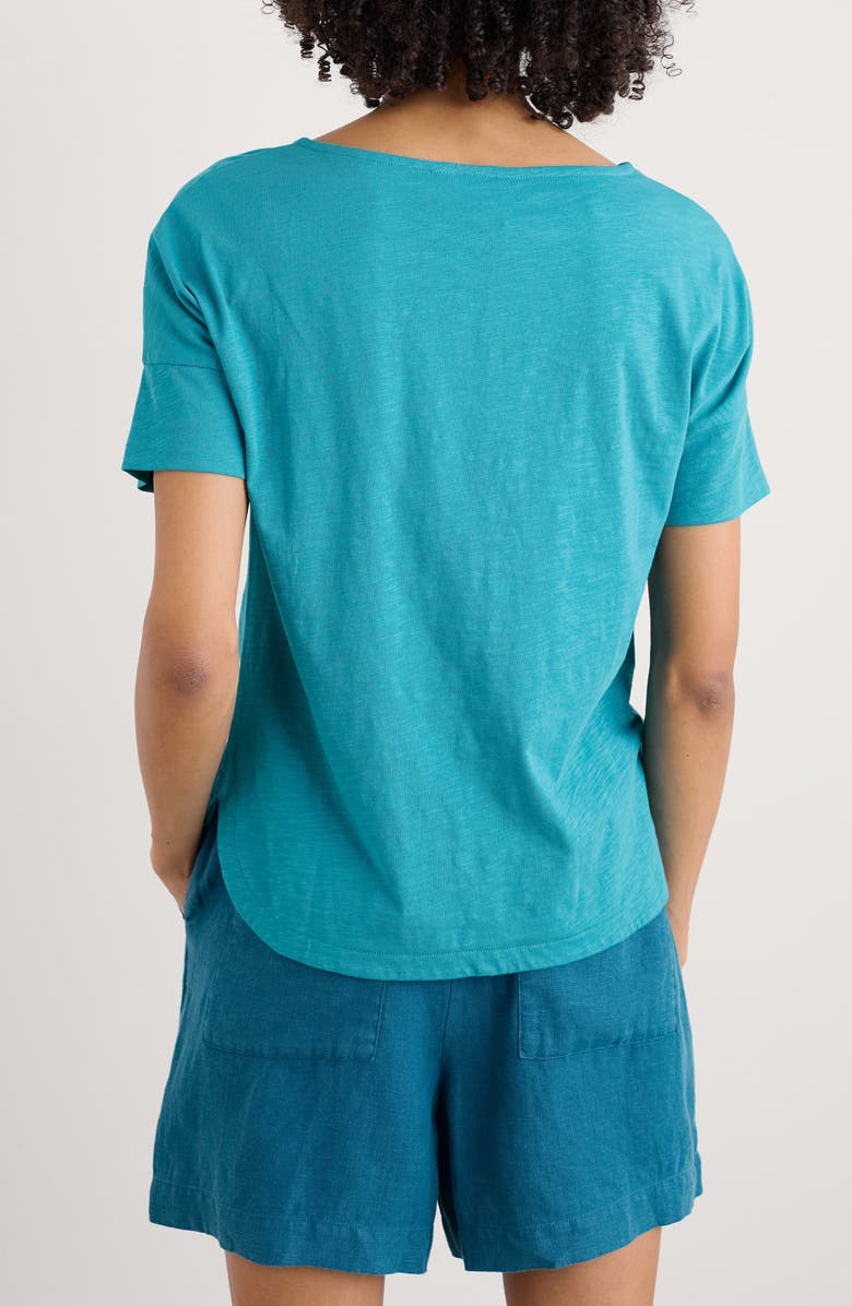 Seasalt Cornwall Bryher View Organic Cotton Shirt, Alternate, color, Azurite