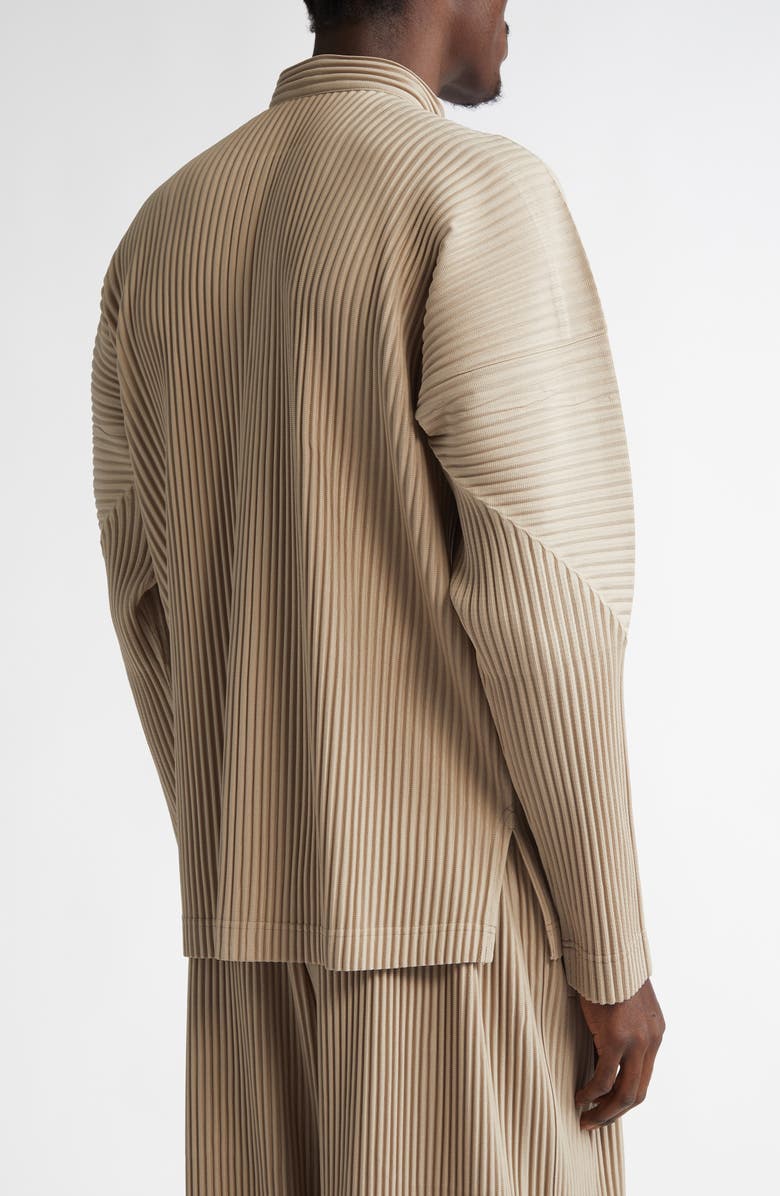 Homme Plissé Issey Miyake Monthly Colors September Pleated Button-Up Shirt, Alternate, color, 