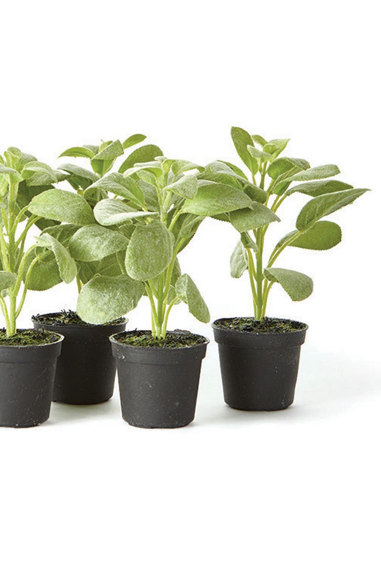 Napa Home & Garden Sage Drop-In 6.5" , Set Of 6, Alternate, color, Green