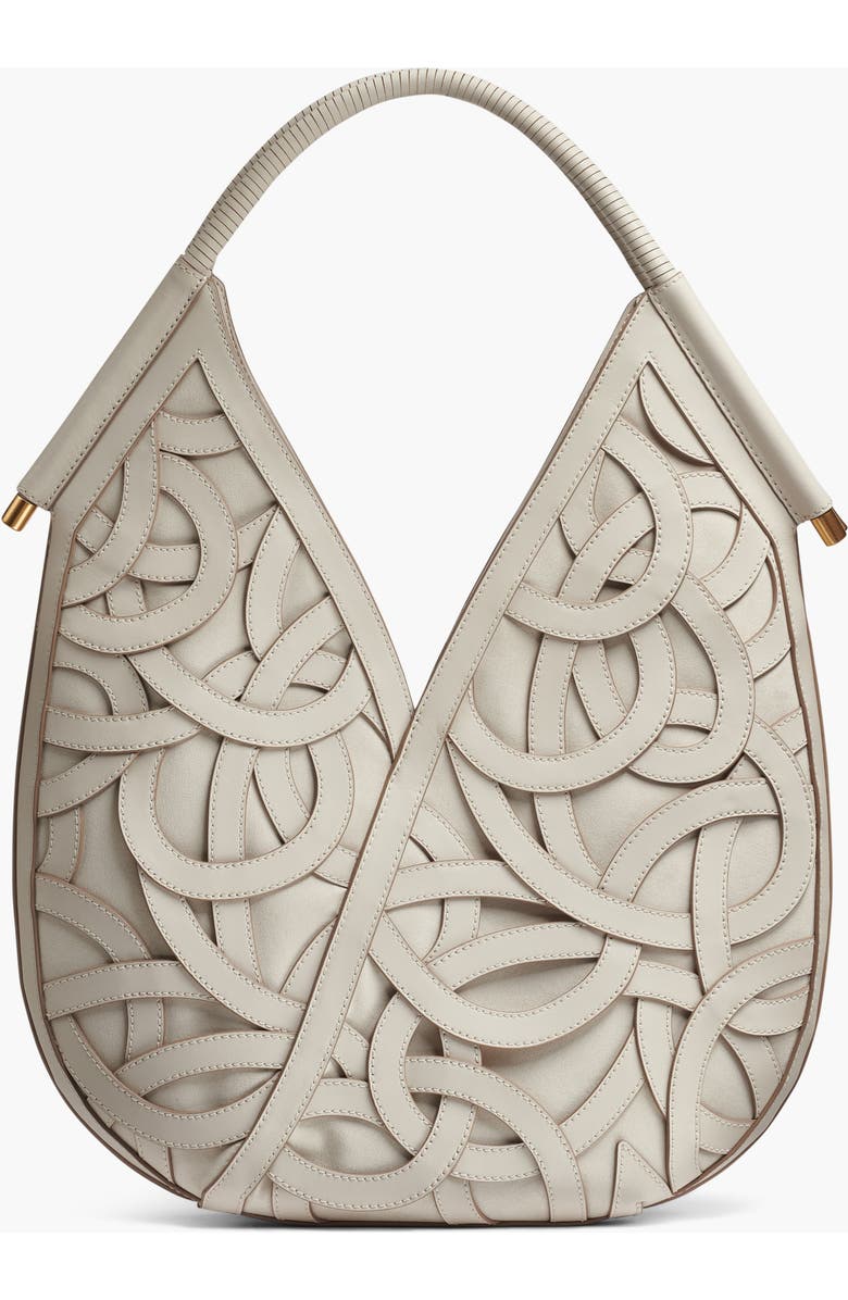 Donna Karan New York Baldwin Woven Floral Shoulder, Alternate, color,