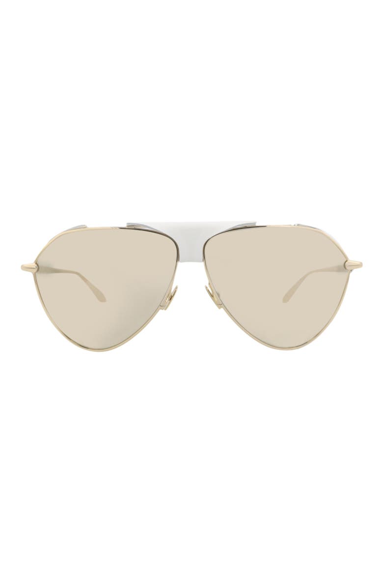 62mm Polarized Oversize Aviator Sunglasses, Main, color, GOLD GOLD GOLD