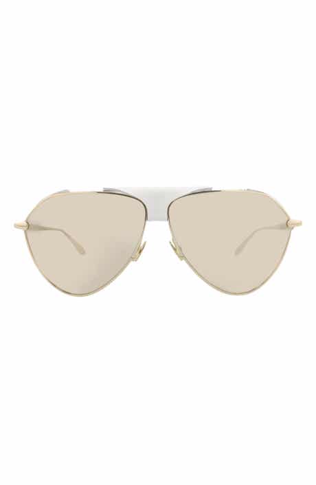 62mm Polarized Oversize Aviator Sunglasses