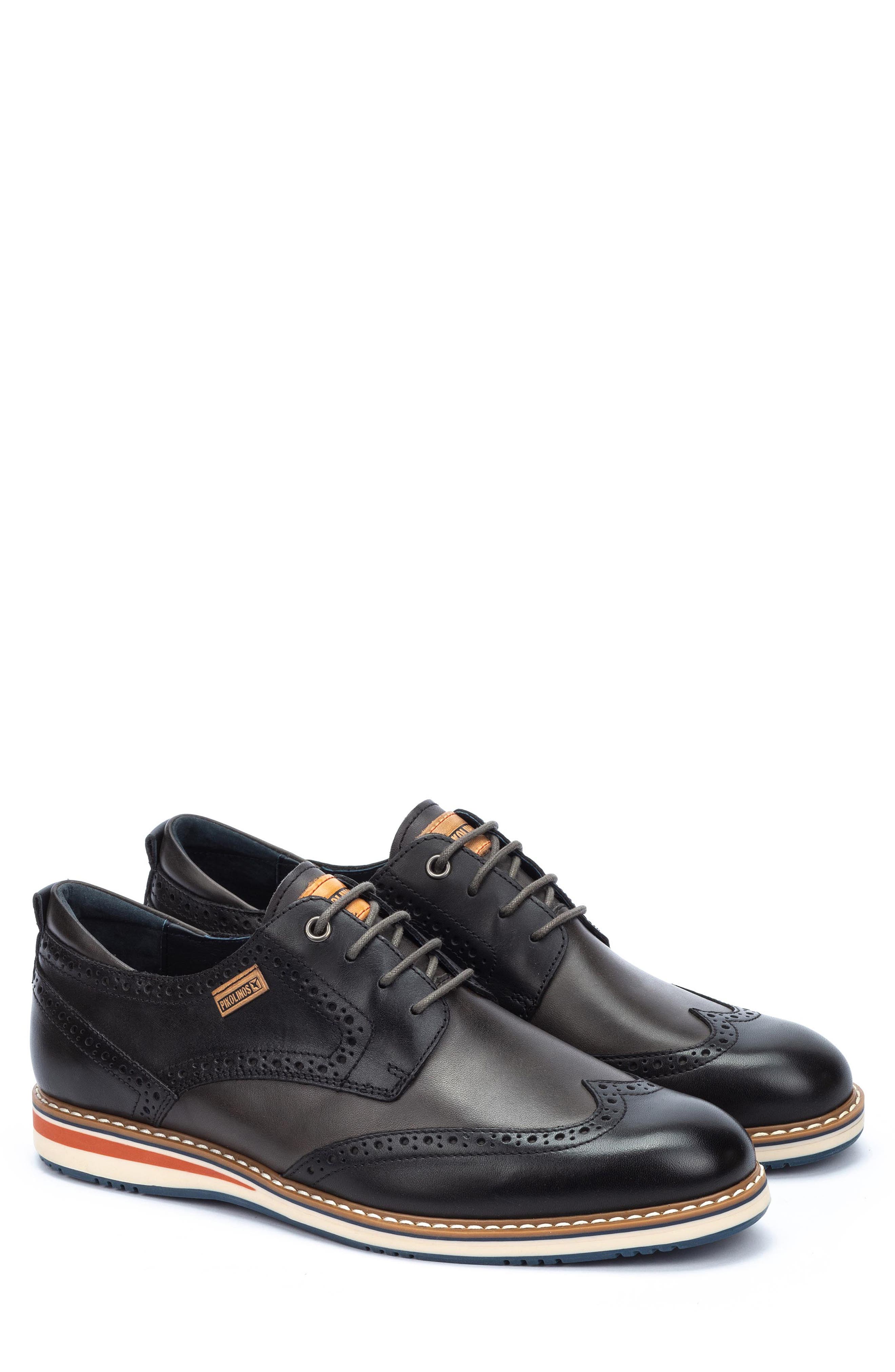 PIKOLINOS Avila Wingtip Derby, Main, color, Black