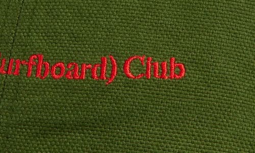 Stockholm Surfboard Club Pac Logo Embroidered Baseball Cap In Green