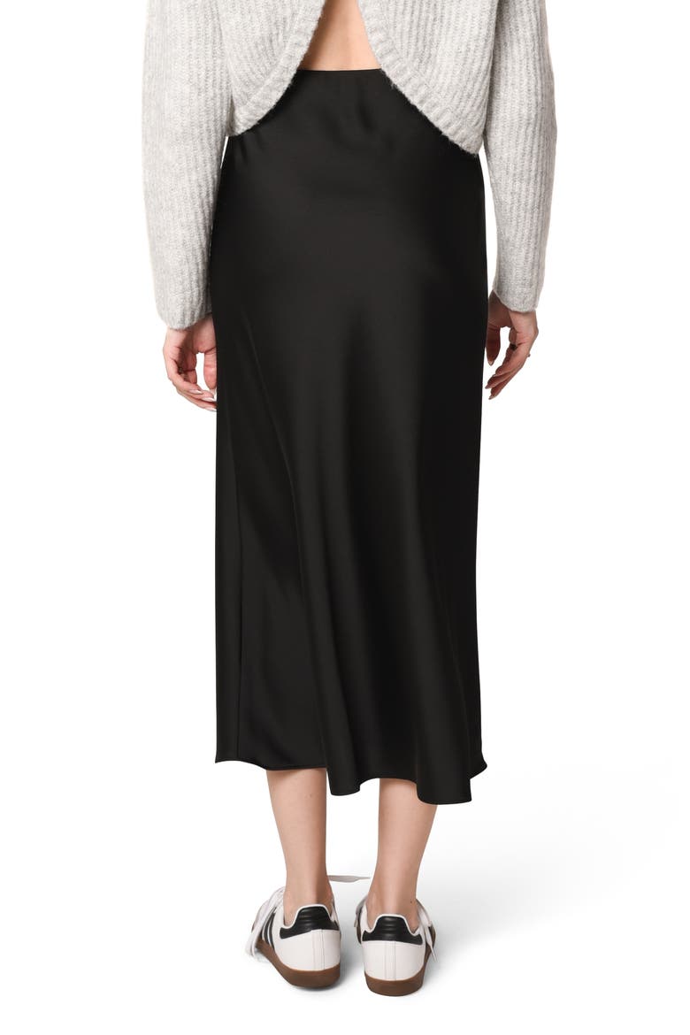 Rosalina Slip Skirt, Alternate, color, BLACK