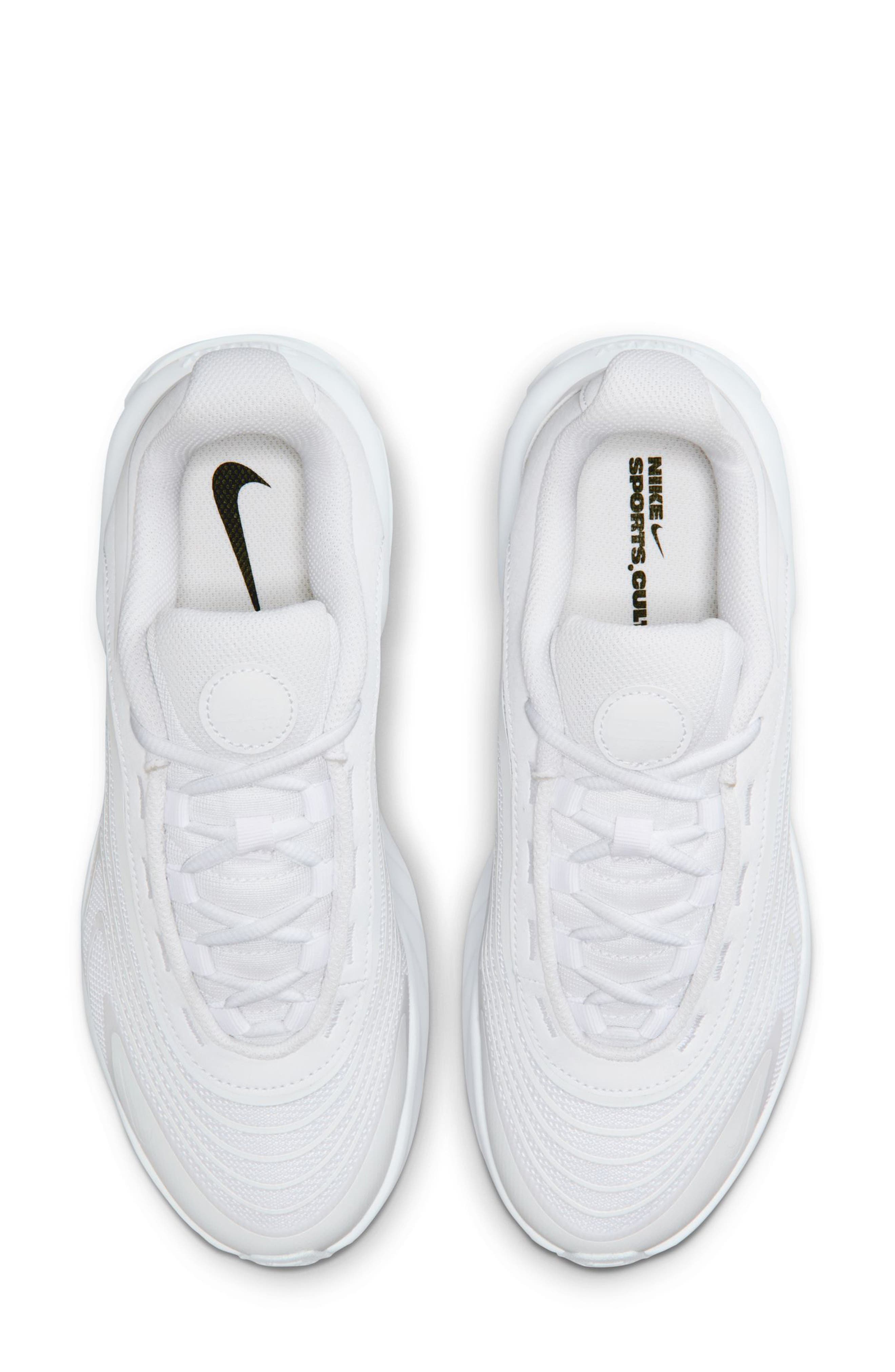Air Max Fire Sneaker, Alternate, color, WHITE/ WHITE/ BLACK