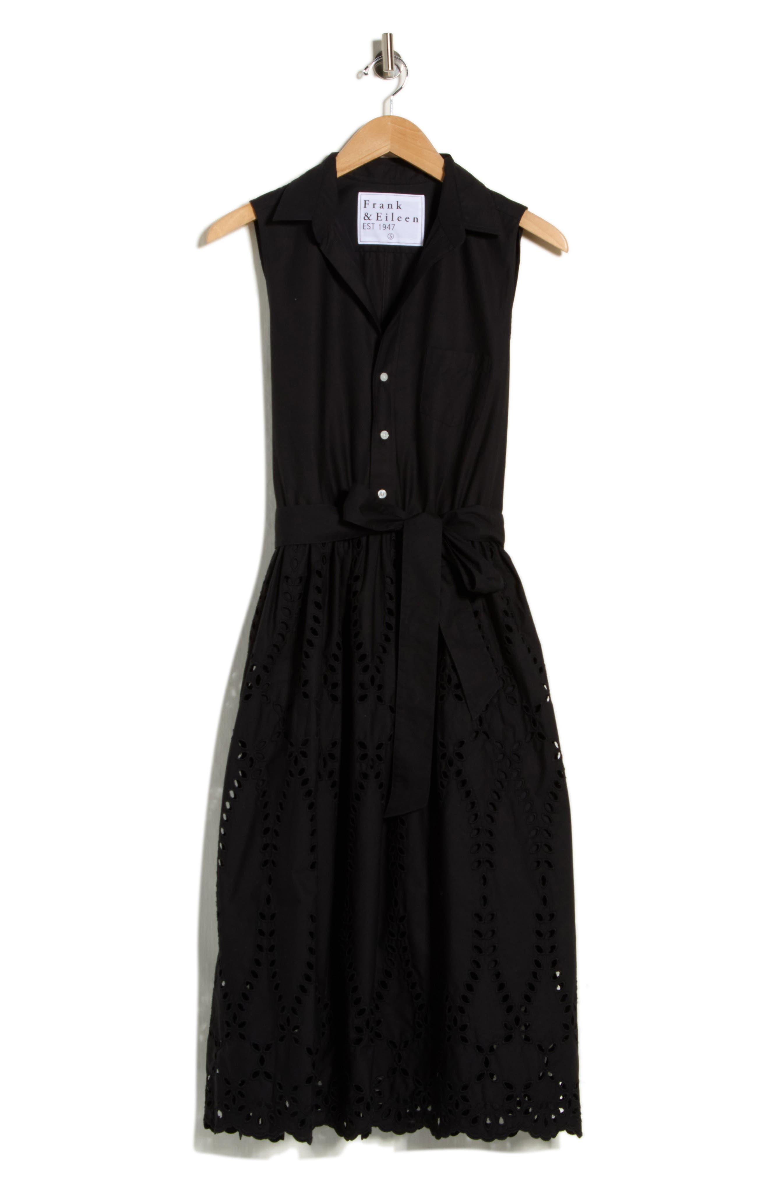 Frank & Eileen Sleeveless Cotton Eyelet Dress