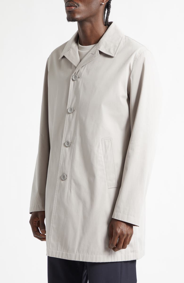 Herno Dean Single Breasted Water Resistant Cotton Gabardine Trench Coat, Alternate, color, 9403 Pearl Gray