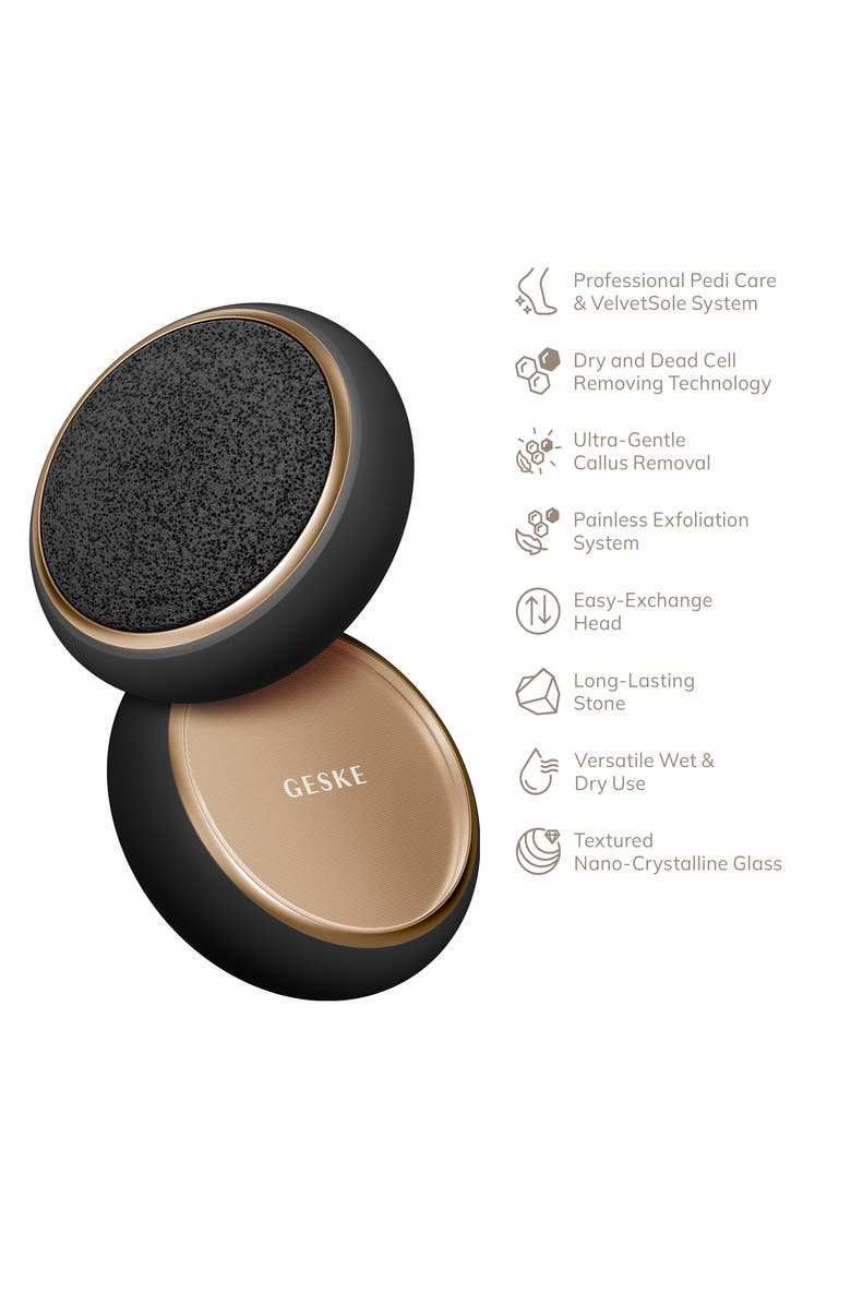 GESKE SmartAppGuided Dual Foot Smoothener | 8 in 1, Alternate, color, Gray