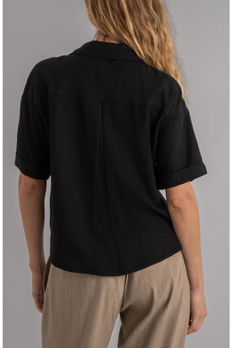 Brianna Boxy Shirt, Alternate, color, BLACK