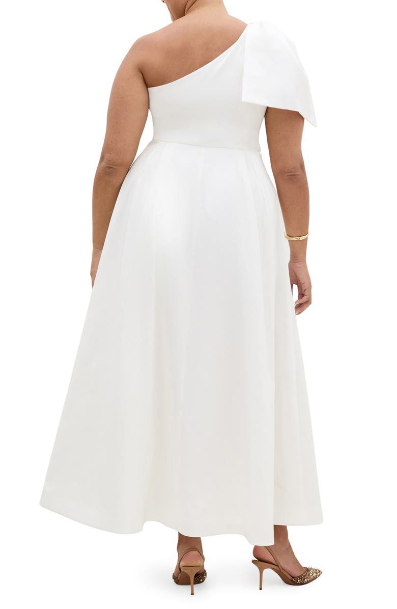 City Chic Captivated One Shoulder Maxi Dress, Alternate, color,