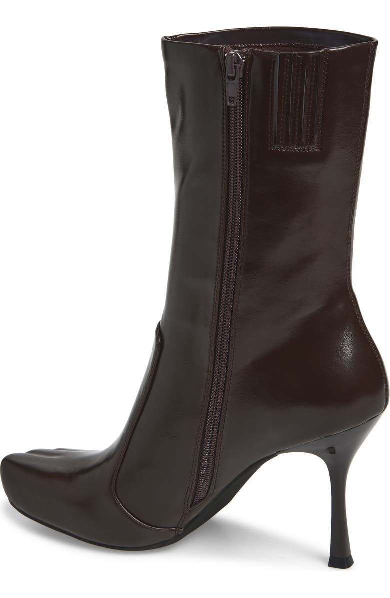 Jeffrey Campbell Visionary Stiletto Boot, Alternate, color, Brown Shiny