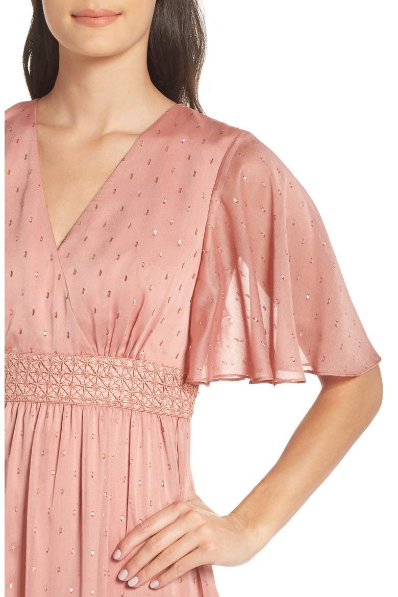 Georgie Tiered Maxi Dress, Alternate, color, BLUSH