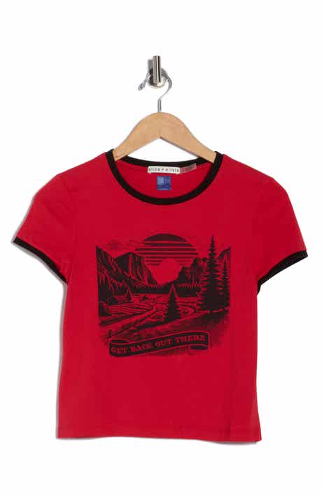 Alice + Olivia Onie Baby Ringer Graphic T-Shirt