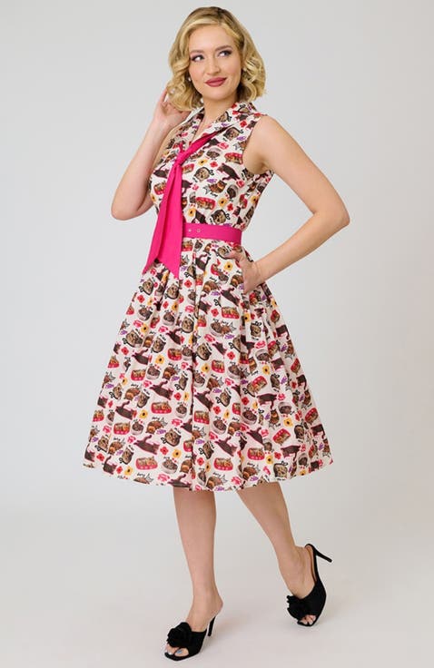 1950s Edith Swing Dress