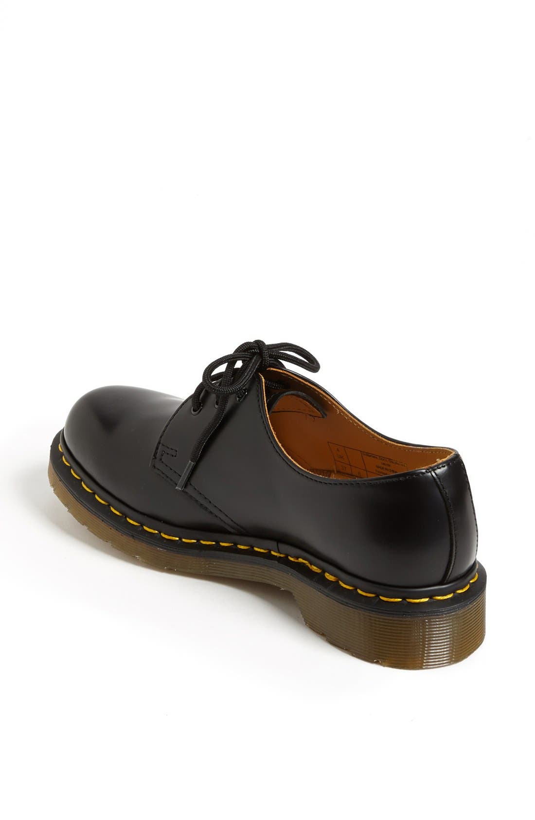 Dr. Martens Gender Inclusive 1461 Oxford, Alternate, color, Black Smooth