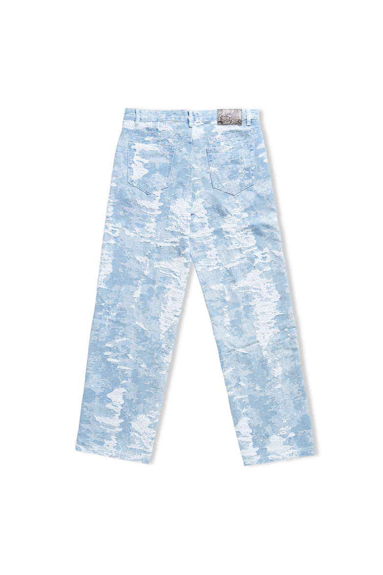 Skel/Sword Straight Leg Jeans, Alternate, color, BLUE