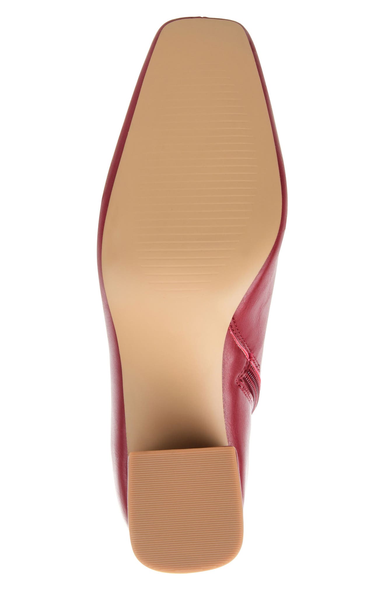 Haylinn Vegan Leather Bootie, Alternate, color, BRICK