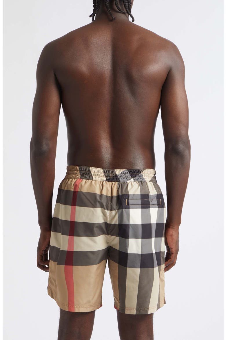 Guildes Check Swim Trunks, Alternate, color, ARCHIVE BEIGE IP CHECK