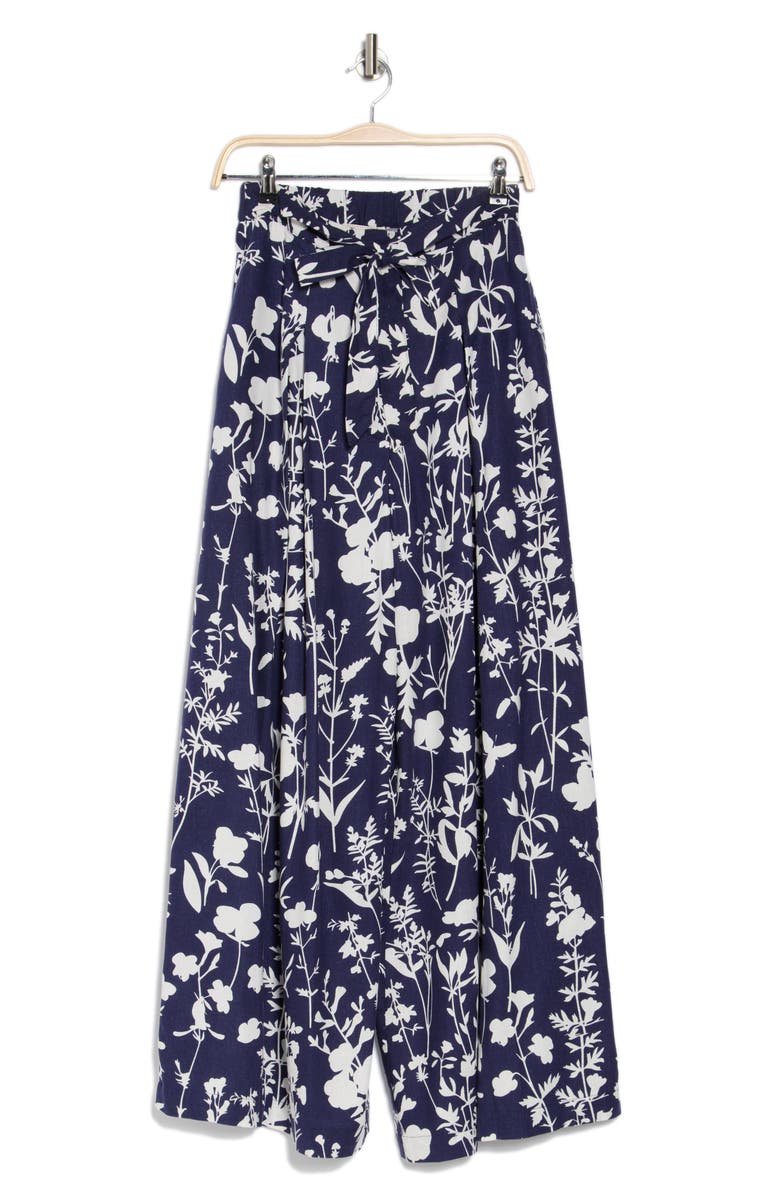 BY DESIGN Cleo Printed Wide Leg Pants, Alternate, color, Cleo Flowers Navy