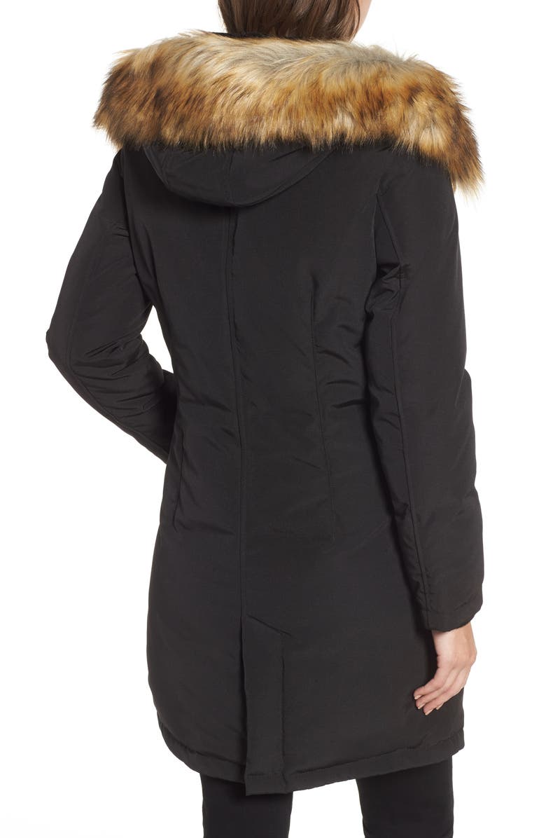 Sam Edelman Faux Fur Trim Down Parka, Alternate, color,