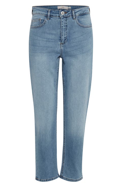 Ankle Straight Jeans