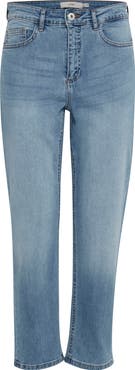 ICHI Ankle Straight Jeans