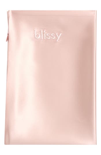 Blissy Mulberry Silk Pillowcase In Pink