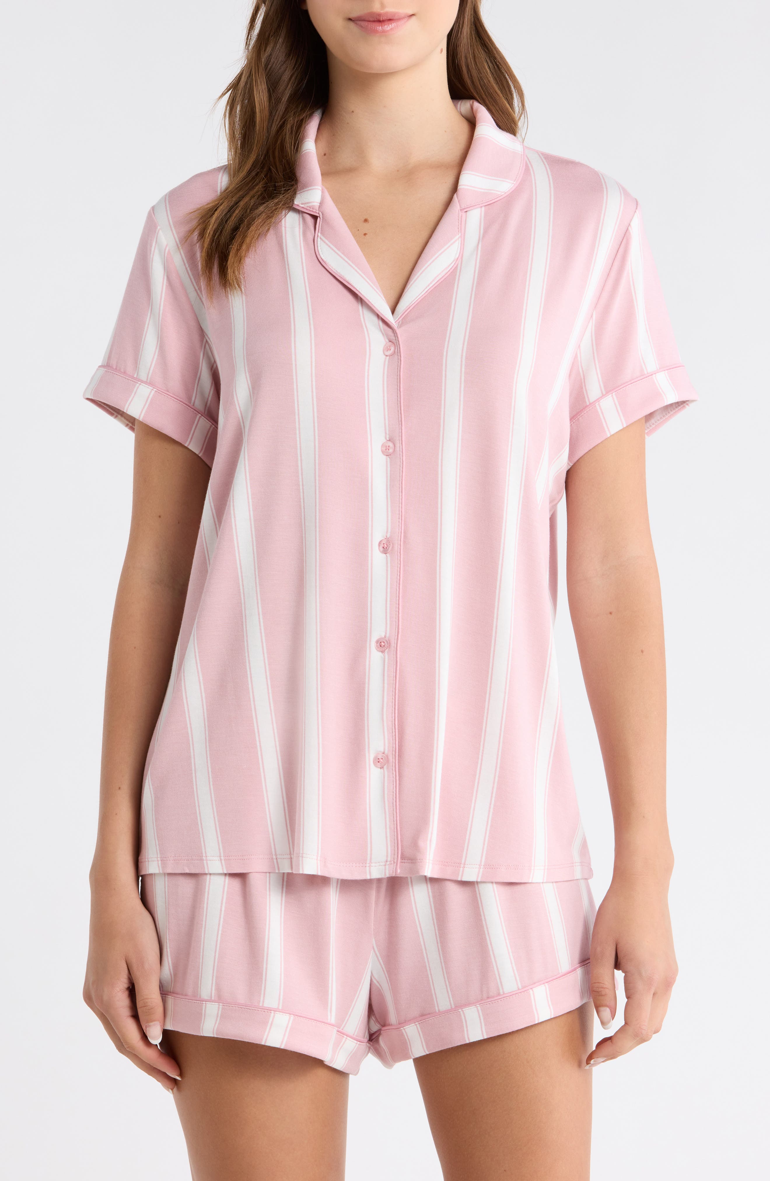 PINK- IVORY RIVIERA STRIPE